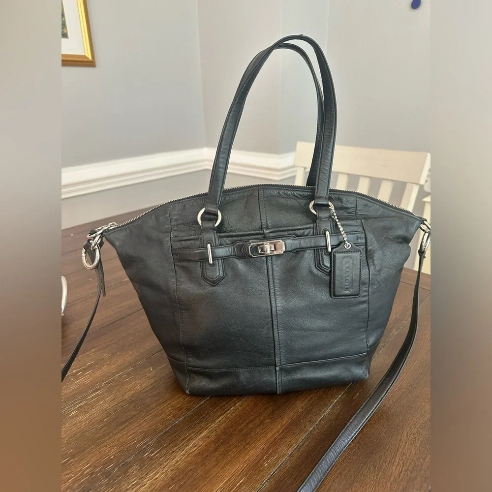 Coach leather satchel
